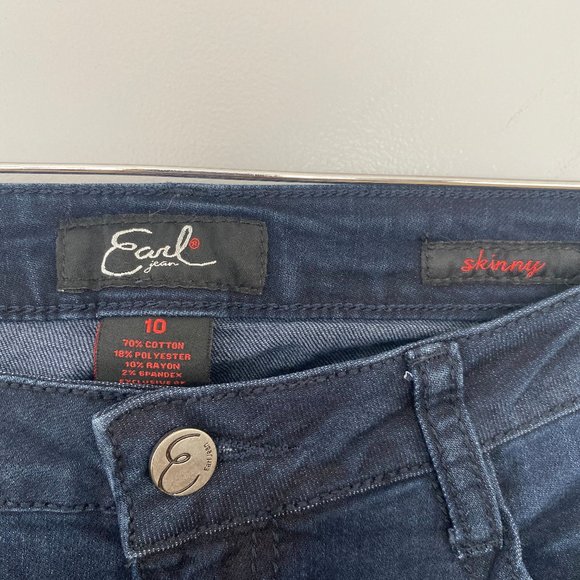 Earl Dark Wash Mid-Rise Skinny Jeans - Picture 2 of 3